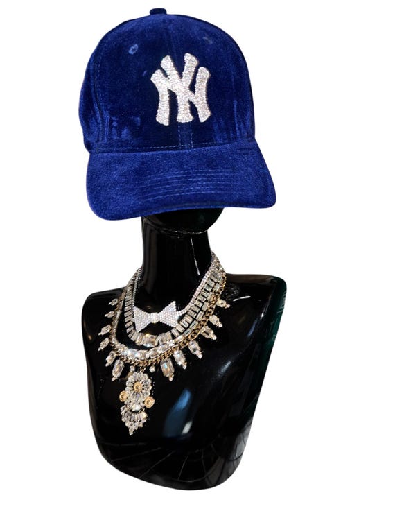Bright solid velvet  bling NY CAPS multiple colors