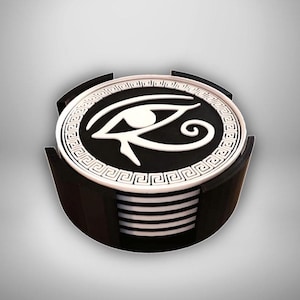 Egyptian Symbolism Coaster Set