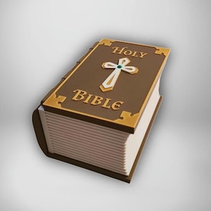 Scatola per mazzo di carte della Bibbia / Scatola per dadi o portagioie