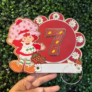 Strawberry Shortcake Cake Topper