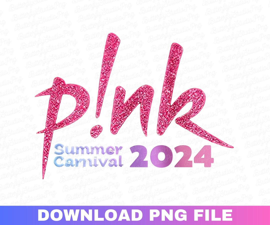 Pnk Summer Carnival 2024 SVG I Pink Singer 2024 World Tour SVG I