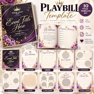 Customizable Play Bill Program