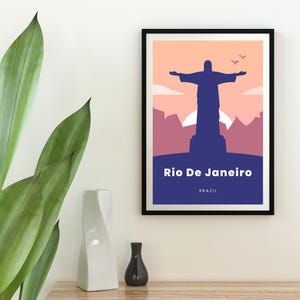 Poster décoratif imprimé Rio de Janeiro