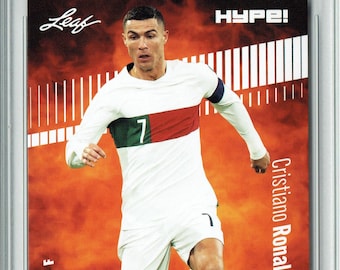 Certified Mint+ Cristiano Ronaldo 2023 Leaf HYPE! #110a Only 5000 Made! Rare Trading Card Portugal