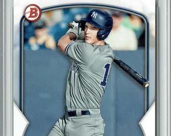 Spencer Jones 2023 Bowman Draft #BD-196 New York Yankees Rookie Card PGI 10
