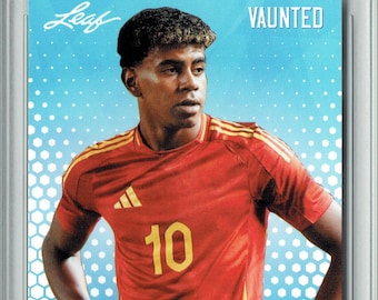 Lamine Yamal Rookie Card: 2024 Leaf Vaunted Debut Collection, Certified Mint+