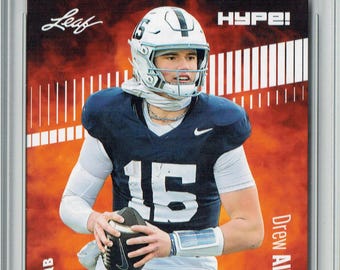 Drew Allar 2025 Leaf HYPE! #183 Only 5k Made Rookie Card PGI 10