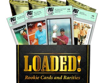 LOADED! Golf Collector's Box: 4 PGI 10 Rookie Cards Ð Tiger, Scheffler and more