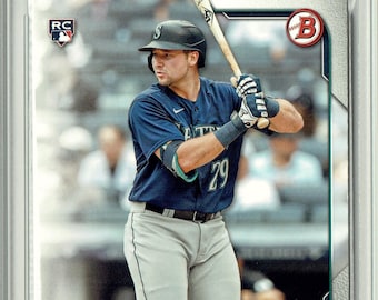 Cal Raleigh 2022 Bowman #49 Big Dumper Rookie Card PGI 10