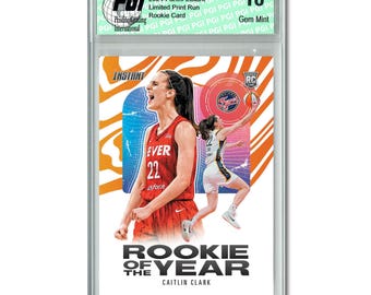 Caitlin Clark 2024 Panini Instant #CCROY-A Rookie of the Year Rookie Card PGI 10