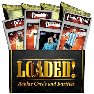 LOADED! Soccer Collector&#39;s Box: 4 Certified Mint+ Rookie Cards & Rarities - Lionel Messi, Lamine Yamal, Ronaldo, Pele, Kylian Mbappe More