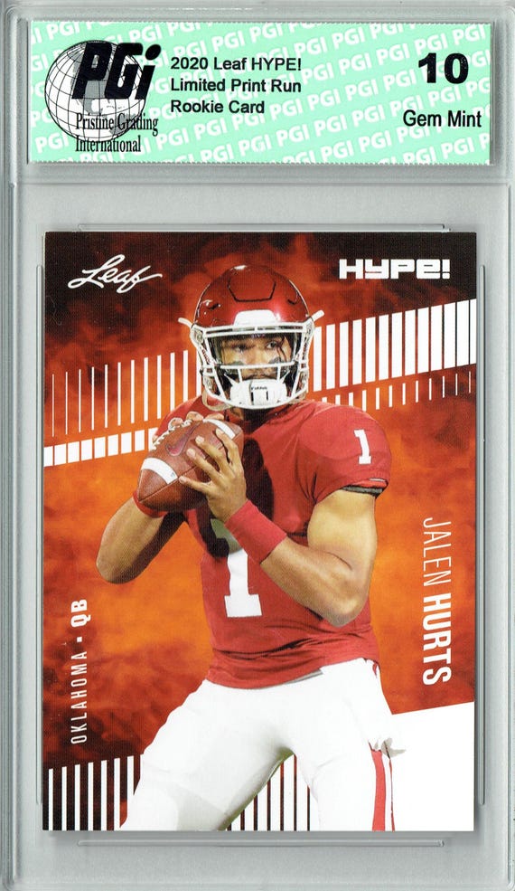 jalen hurts graded rookie card Amazon.com: Graded 2020 Panini Prizm Jalen Hurts #343 Rookie RC Football  Card PSA 10 Gem Mint : Collectibles & Fine Art main image 0