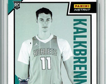 Ryan Kalkbrenner 2025 Panini Instant #BWR-7 Black White 1/256 Rookie Card PGI 10