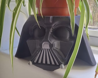 Vaso da fiori con testa di Star Wars stampato in 3D: decorazione per appassionati di fantascienza