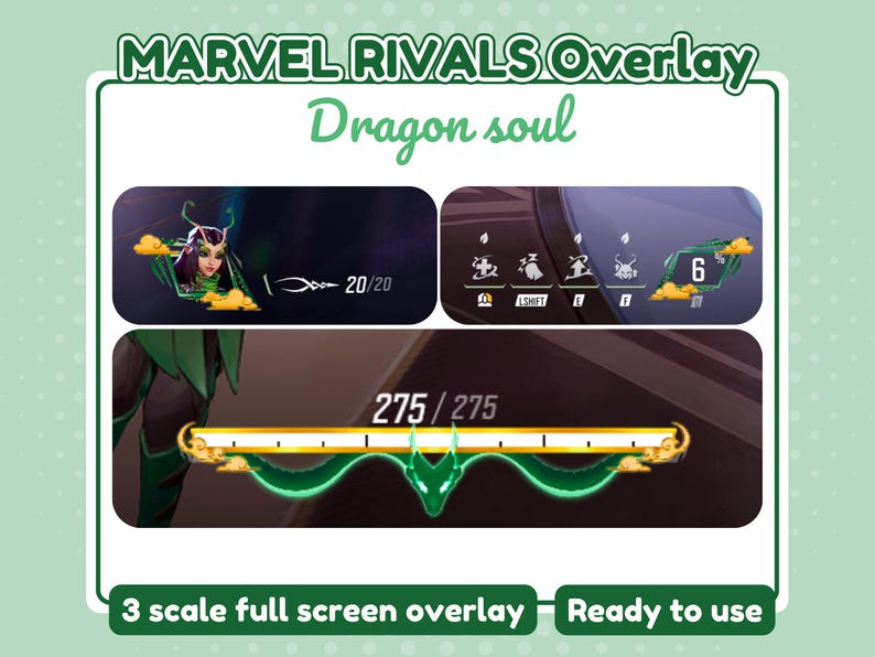 Marvel Rivals Hud Layout Dragon Soul Marvel Rivals HUD Overlay for OBS, Streamlabs & Twitch - Etsy
