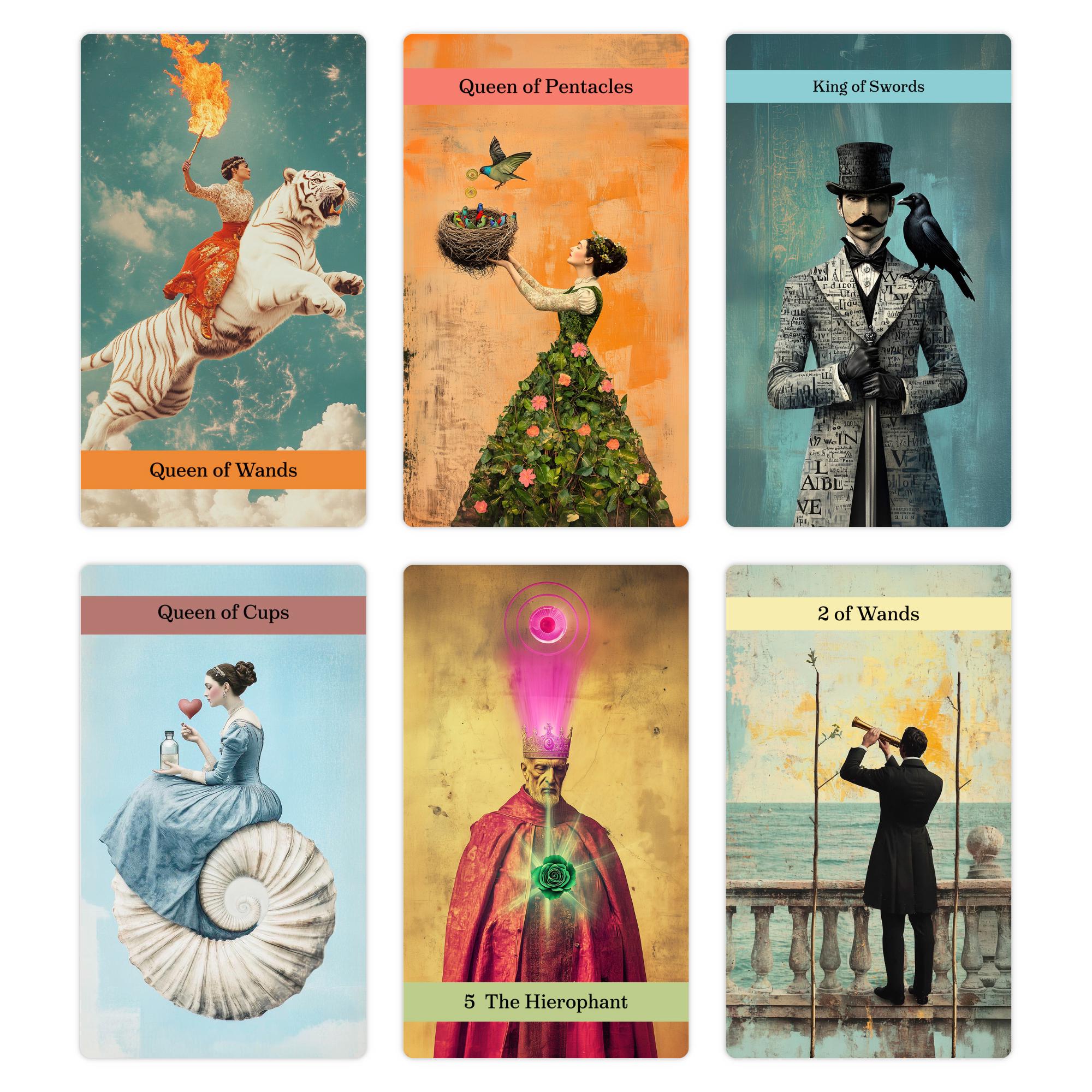 Dark Tea Society Tarot Deck: Rider Waite Style, Victorian