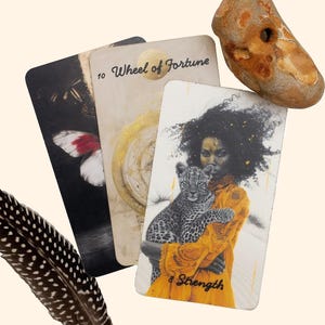Solar Logos Tarot Deck. Baralho original de 78 cartas baseado em Rider Waite, incluindo Ebook Guidebook. Baralho de Tarô Indie.