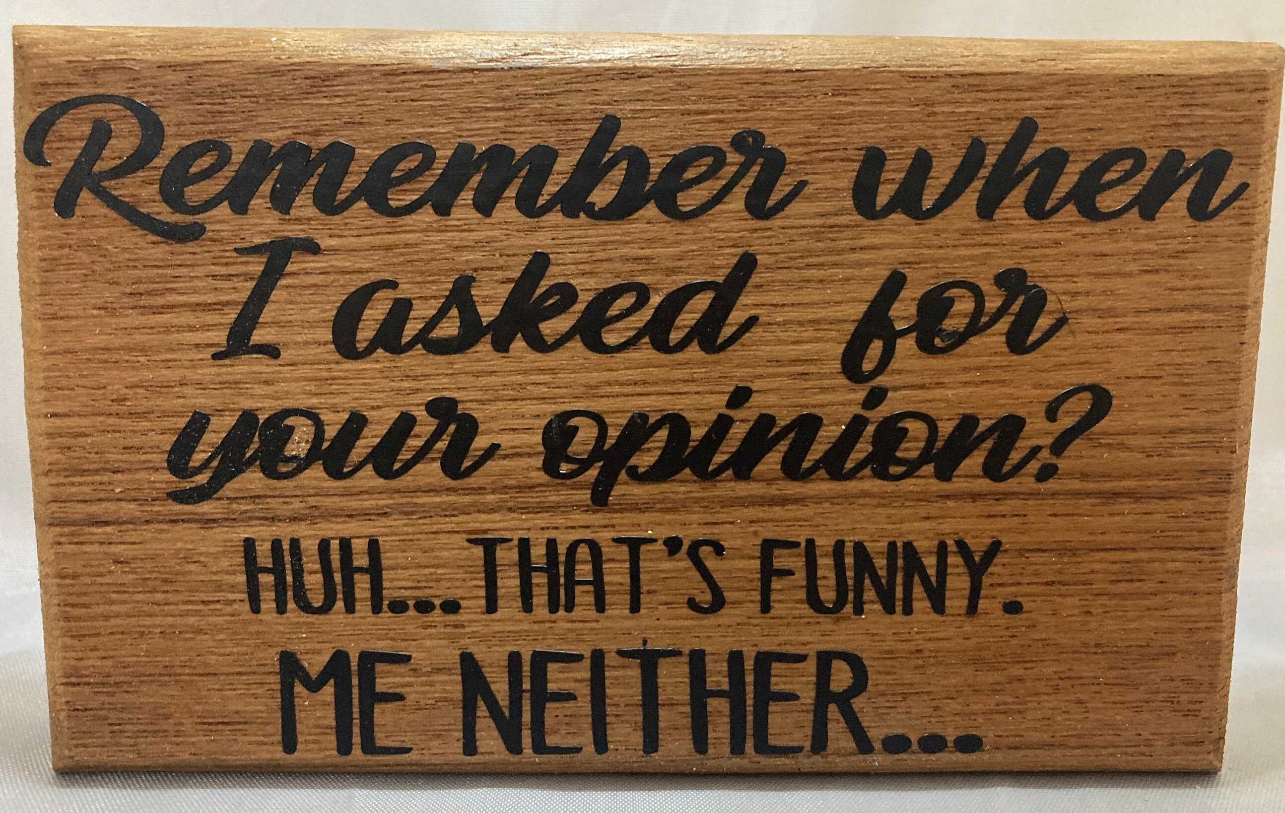Sarcastic Wood Desk Sign, Funny Office Decor - Etsy