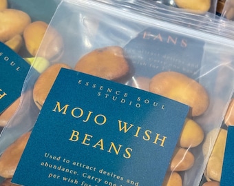 Mojo Wish Beans – Afrikanska önskebönor för välstånd, pengabesvärjelser och lyckoamuletter
