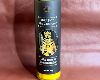 High John the Conqueror Prayer Candle, Conquer Obstacles, Prayer for Success