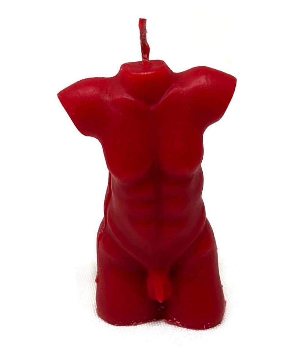 Male Torso Intention Spell Candles, Ritual Candle Tool, Intention Candles for Ritual and Spell Work, Intention-Set Male Torso Manifestation