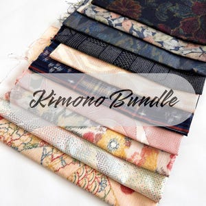10 pieces (12inch X 20inch) of Japanese Silk Kimono Fabrics Bundle/TSUMUGI/Patchwork, cartonage, quilting, stitching, western sewing,sashiko