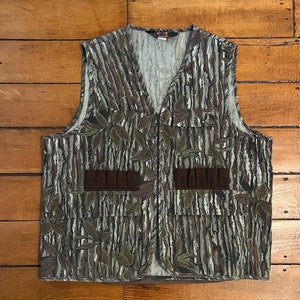 90’s vintage Dead stock Huntting Vest Vintage 1990s Sports A Field Realtree Camo Hunting Vest