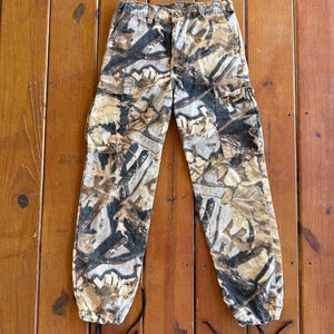 Vintage Youth Medium Photo Stalk Camo Cargo Hunting Pants