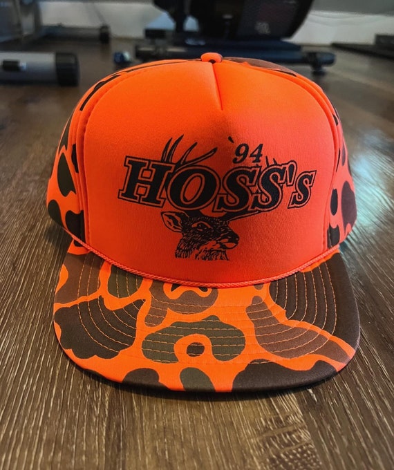 Vintage 1994 Hoss’s Deer Hunting Blaze Orange Duck