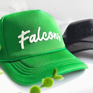 Custom PUFF Print Trucker Hat, Personalized Foam Hat, Custom Caps, 3D Puff Print, Baseball Cap, Foam Trucker Hat, Mesh Back Trucker Hat