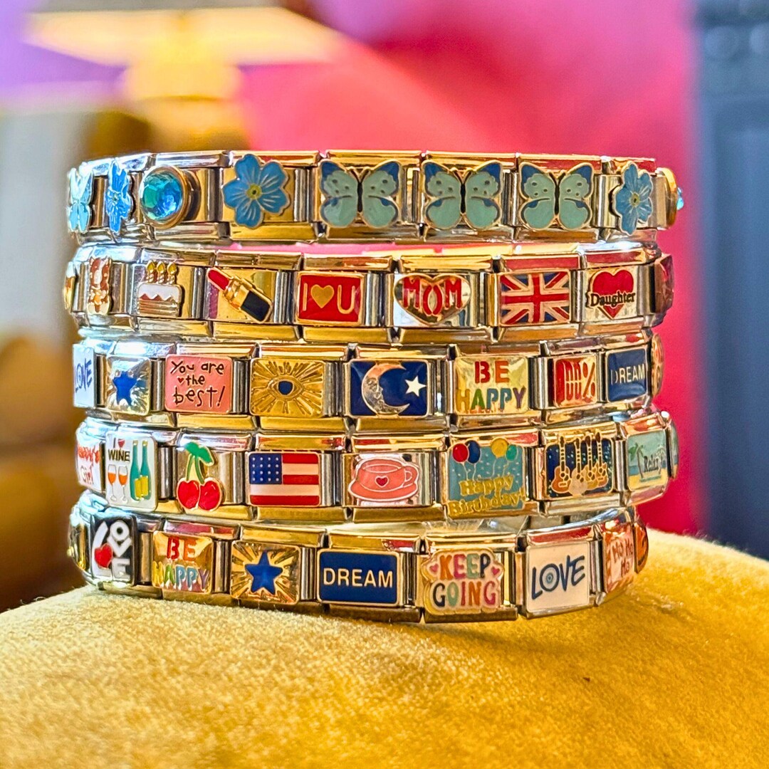thumbnail image 2 of Tell Your Story One Link At A Time With Italian-made Charm Bracelets, Proudly Sold In Canada. DM For Details Or Follow The #linkinbio 2 of 14