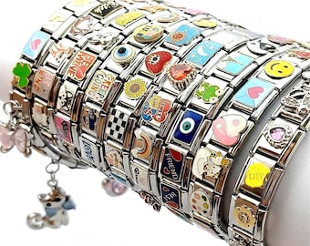 Stainless Steel Italian Bracelet Charms – Mix & Match DIY Jewelry
