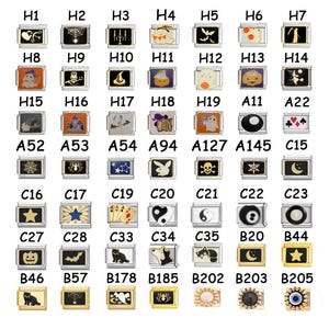 Silver Italian Charms for DIY Bracelet 270 Designs, Replacement Links, Halloween & Y2K Styles, Wholesale Packs, Custom Bracelet Jewelry Gift