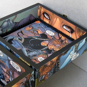 Comic Icon Female Superhero Decorative Handcrafted Box Storage Chest image 8