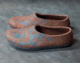 Felted wool oven mittens and pot holder set – BureBure shoes and slippers