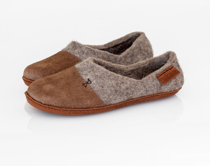 scandinavian wool slippers