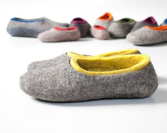 toddlers kids Doggies baby Felted wool slippers for children