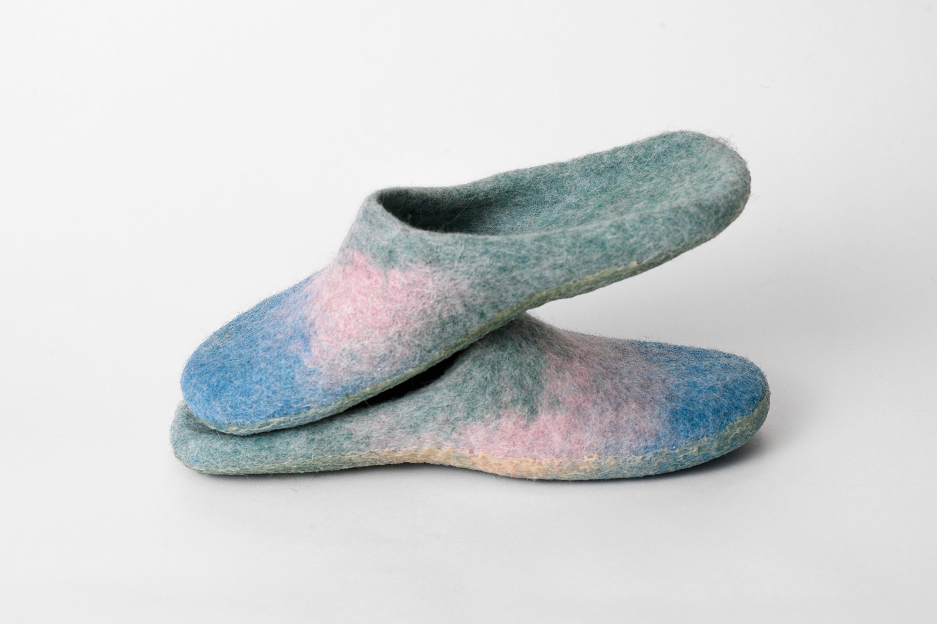 felted wool slippers