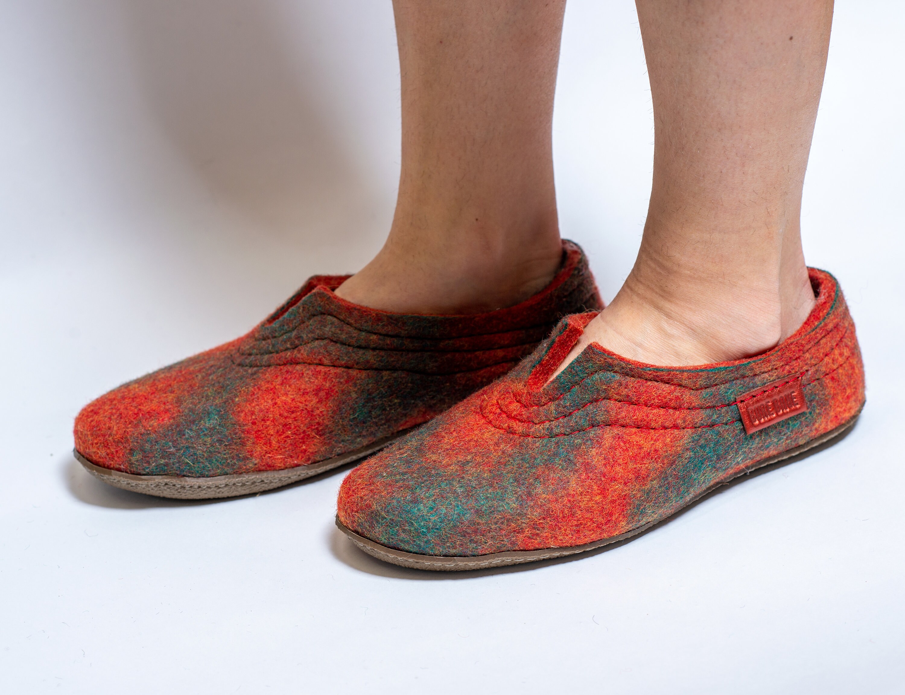 high instep slippers