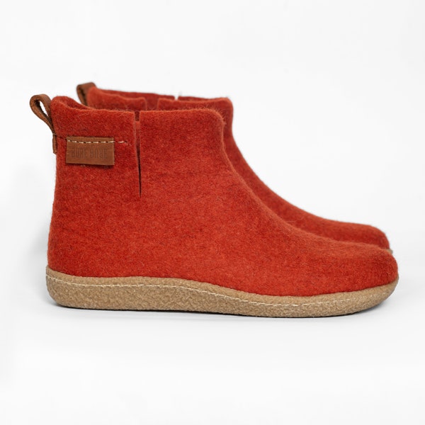 WOOBOOT, bottes confortables en laine pour femmes, chaussons avec boucle Bure Bure