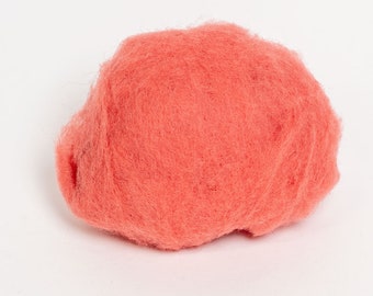 Coral Wool Best for wet felting wool, Bergschaf wool, Tyrollean Tyrolean or mountain sheep wool - BureBure felting wool