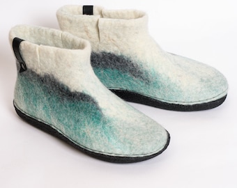 Felted wool oven mittens and pot holder set – BureBure shoes and slippers