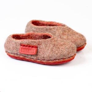 Handmade Wool Slippers for Kids: Non-Slip Felted Toddler Shoes