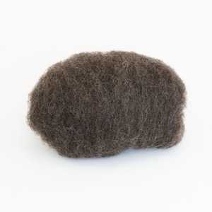 One of the best wool for wet felting 500gr / 17,6 oz Bergschaf Tyrollean Wool BureBure felted slippers wool, 7 Main Natural Wool Colors Grey Brown