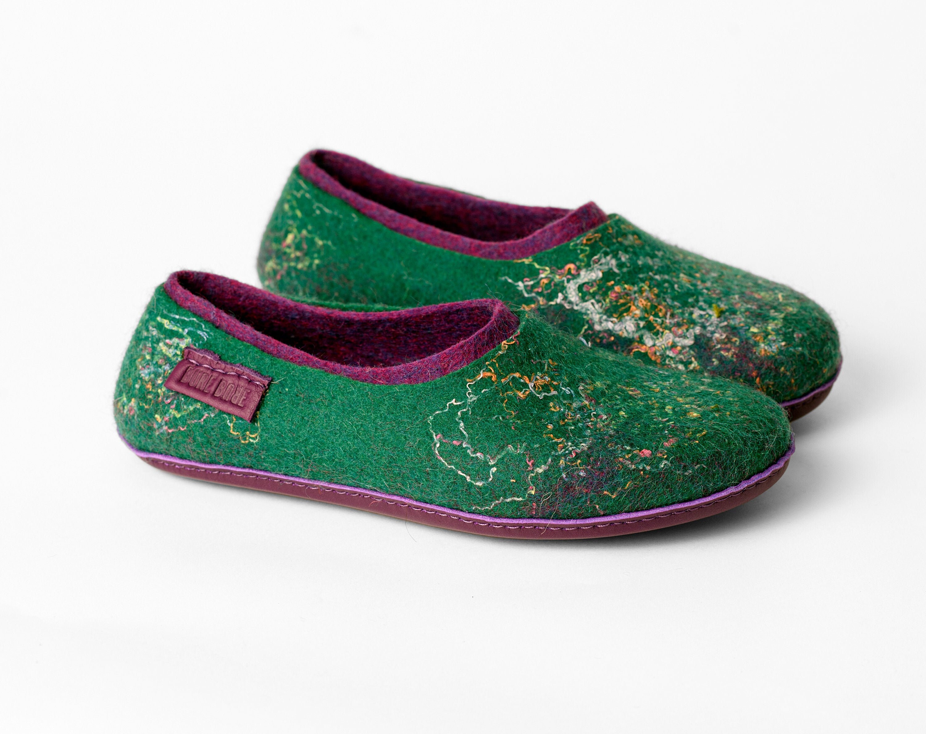 felted wool slippers