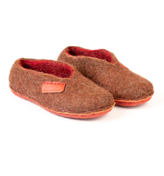 childrens wool slippers