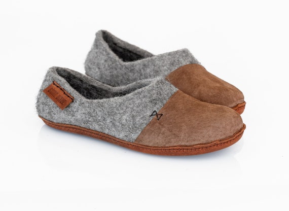 BureBure Womens House Slip-On Slippers Warm Wool So Comfy Cocoon Handmade in Europe