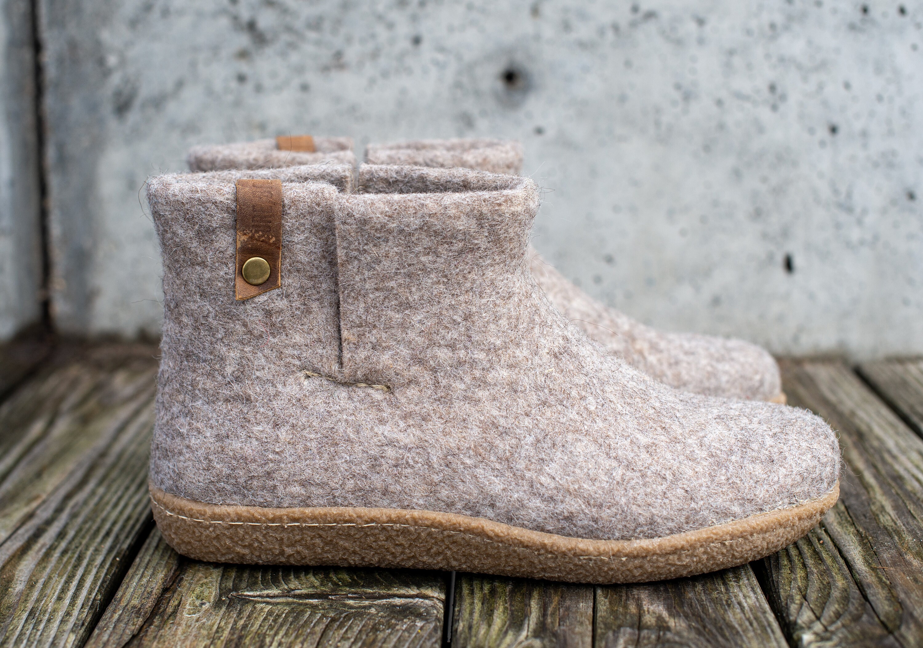 Green comfort wool slipper cheap boots