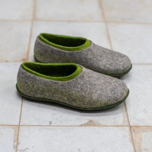 Playful toddler wool slippers, Kids home slippers, felted wool slippers for children, little kid gift wool slippers, non slip home shoes