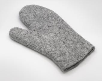 Handgjorda tovade ullvantar: Termiska kylterapibastuhandskar